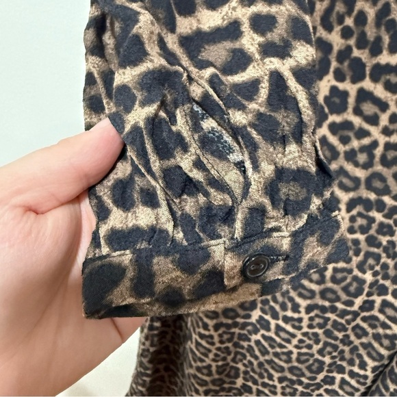 H&M | Leopard Wrap Midi Dress 6 - Picture 6 of 11